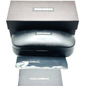 DOLCE & GABBANA BOX,HARD CASE,CLEANING CLOTH & BOOKLET for Sun/Eyeglasses